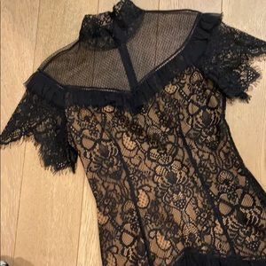 Stunning Jonathan Simkhai Black lace dress